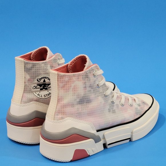 Converse Hi CPX 'Washed Floral' Terracotta Pink Women's Sneakers 572280C NWT - Picture 2 of 7